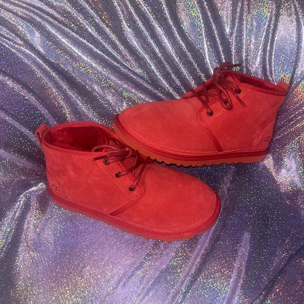 Mens Red UGG Neumel Chulkka boot